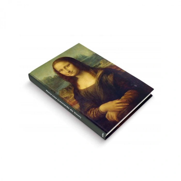 DEFFTER ART OF WORD/ DA VINCI 14X20 MONALISA SERT KAPAK ÇİZGİLİ DEFTER 96 YP