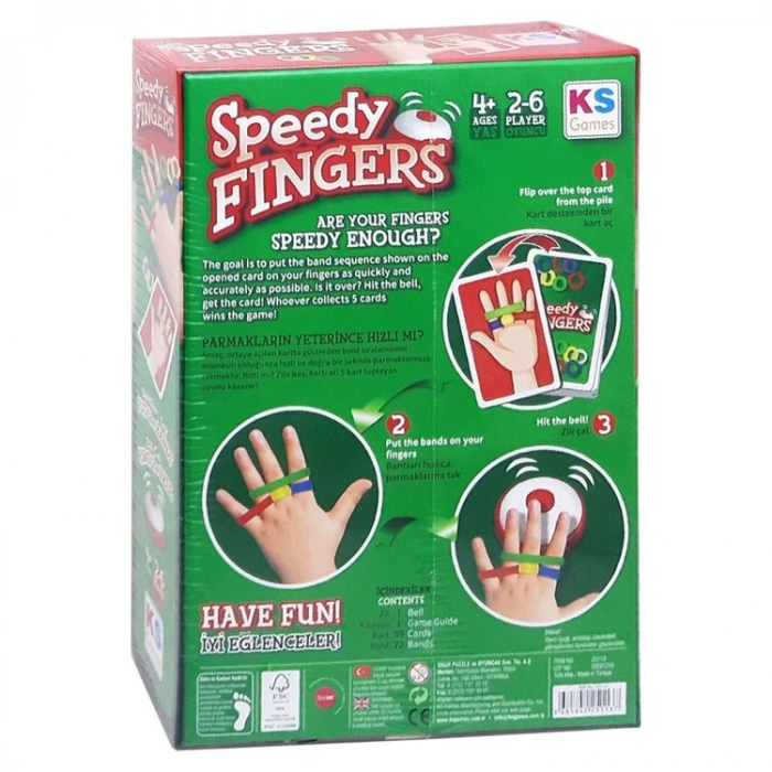 KS GAMES 25113 SPEEDY FINGERS KUTU OYUNU