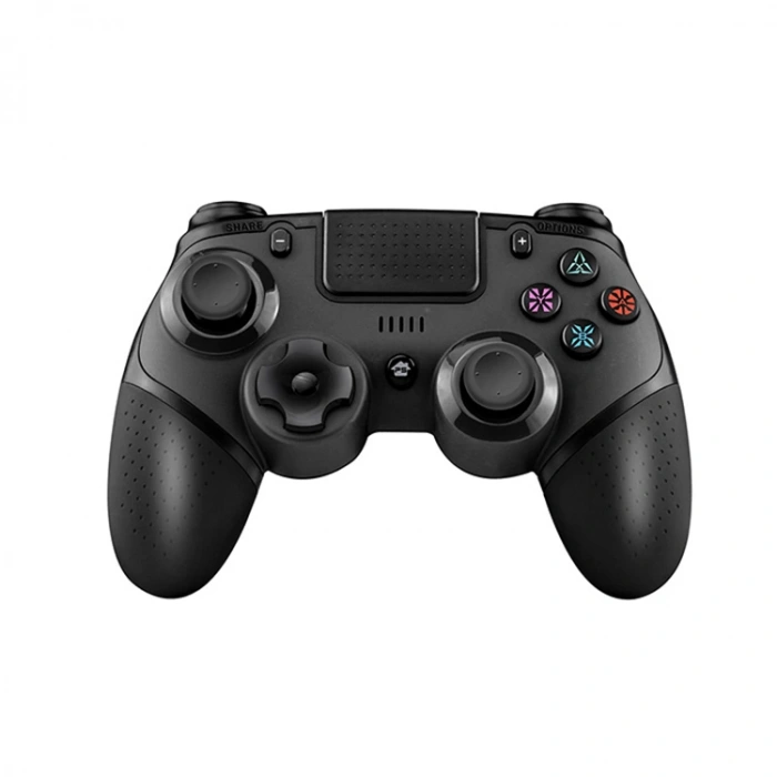 RAMPAGE SG-RPS4 PLUS BLUETOOTH BAĞLANTILI KABLOSUZ ÇİFT TİTREŞİMLİ SİYAH GAMEPAD