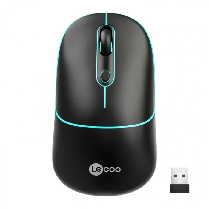 LENOVO LECOO WS210 1600 DPI 6 TUŞLU BLUETOOTH KABLOSUZ  MOUSE SİYAH