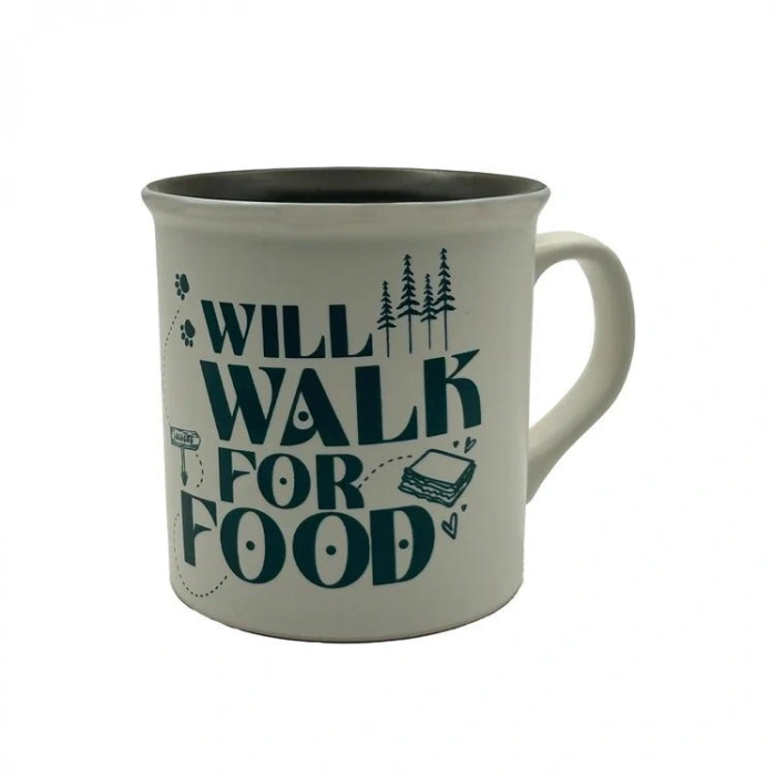 MACMUAG MUG 386445 GIRFIELD WİLL WALK FOR FOOD SERAMİK KUPA
