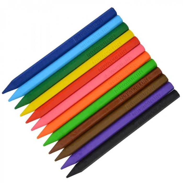 NOVA COLOR CRYAN & MUM BOYA UZUN 12 RENK  NC-2112