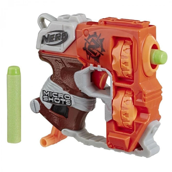 HASBRO E3002 NERF MICROSHOTS FLIPFURY ZOMBIE STRIKE  E0489