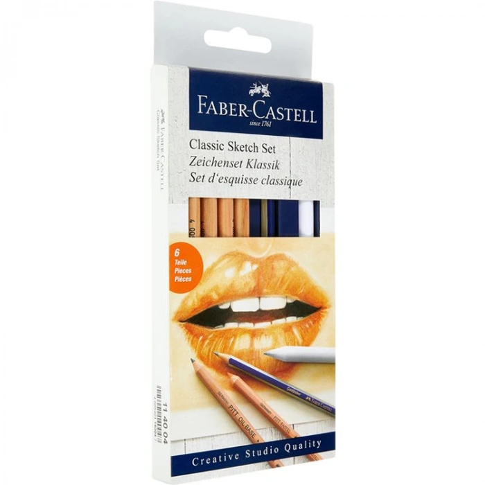 FABER CASTEL SKETCH KLASİK KALEM SETİ 6 PARÇA
