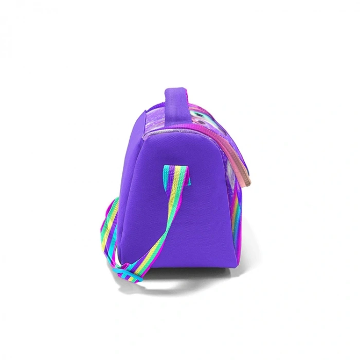 CORAL HIGH 11873 KIDS MOR PEMBE SİMLİ UNICORN DESENLİ THERMO BESLENME ÇANTASI