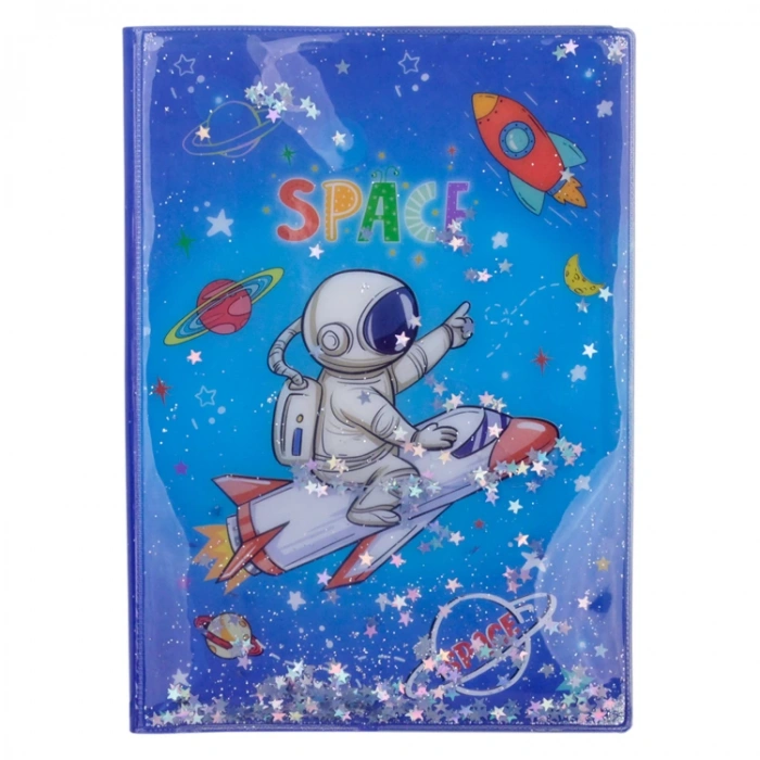 CEM DOLPHIN NB-765 SULU KAPAK UZAY MODEL ÇİZGİLİ DEFTER