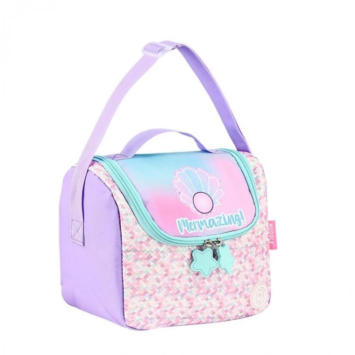 MUGGLE MU-5744 MERMAZING TEK GÖZLÜ BESLENME ÇANTASI - MOR