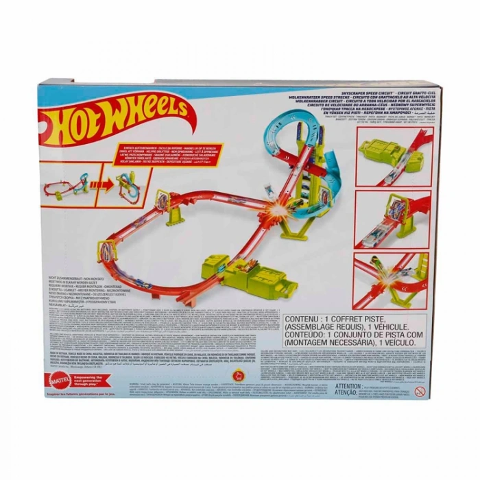 MATTEL HPC07 HOT WHEELS NEON YARIŞLAR ÇOKLU YARIŞ HEYACANI PİST OYUN SETİ