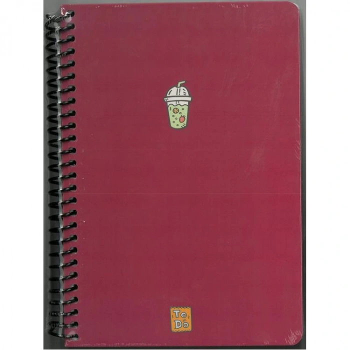 PAPİRÜS TO DO SERT KAPAK SPİRALLİ 16X23 120YP. KARELİ DEFTER