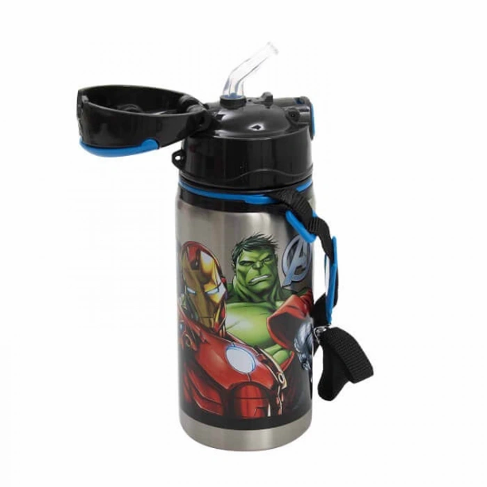 AVENGERS 42088 PİPETLİ ÇELİK  MATARA (SULUK) 500ML