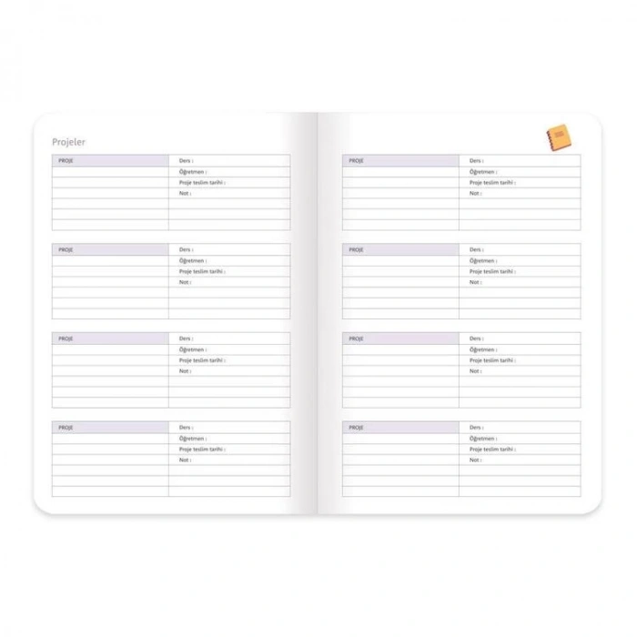 KESKİN 17X24 CİLTLİ SERT KAPAK AKADEMİK AJANDA - ÇİZGİ  830222-99