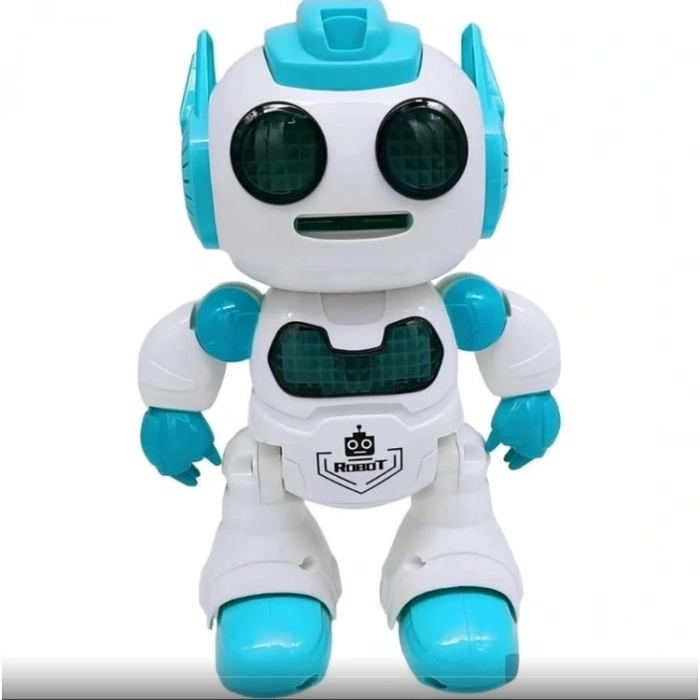 TOYSAN 606-30 KUTULU SESLİ IŞIKLI DİSK ATAN AKILLI ROBOT