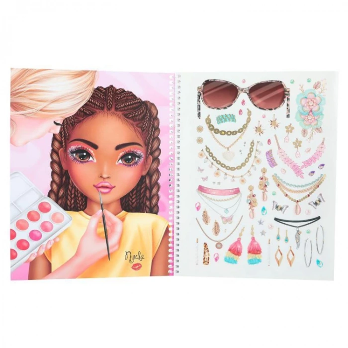 TOP MODEL SPİRALLİ RENKLİ MAKYAJ DEFTERİ