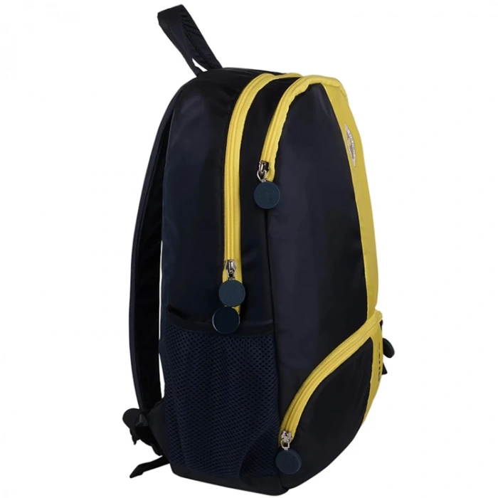 ME FENERBAHÇE 24738 SARI ŞERİT RENKLİ LOGO BASKILI PARAŞÜT KUMAŞ SIRT ÇANTASI