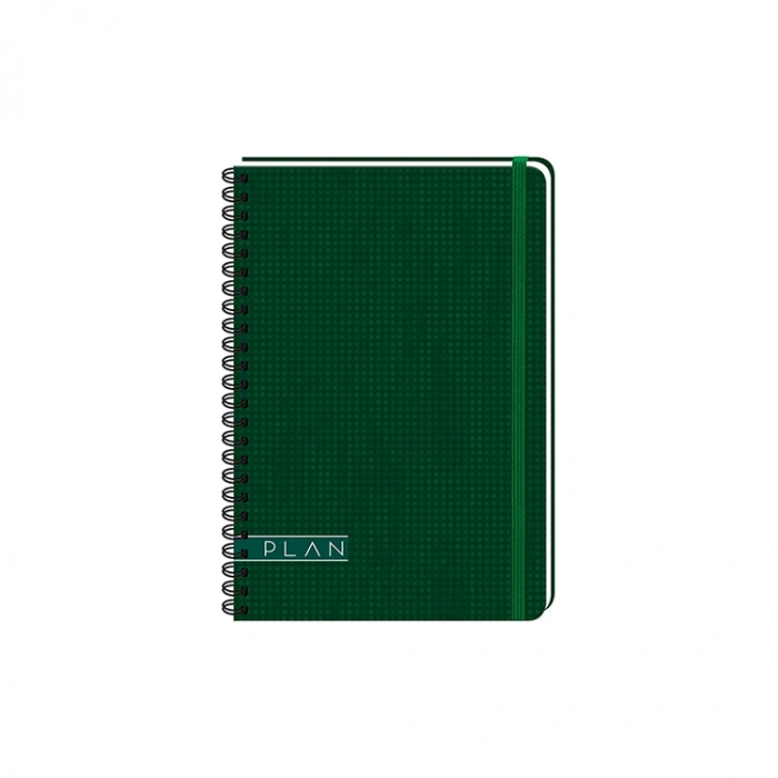 KESKİN 17X24 PLAN PLAZA SERT KAPAK SPİRALLİ DEFTER 100 YP. ÇİZGİLİ
