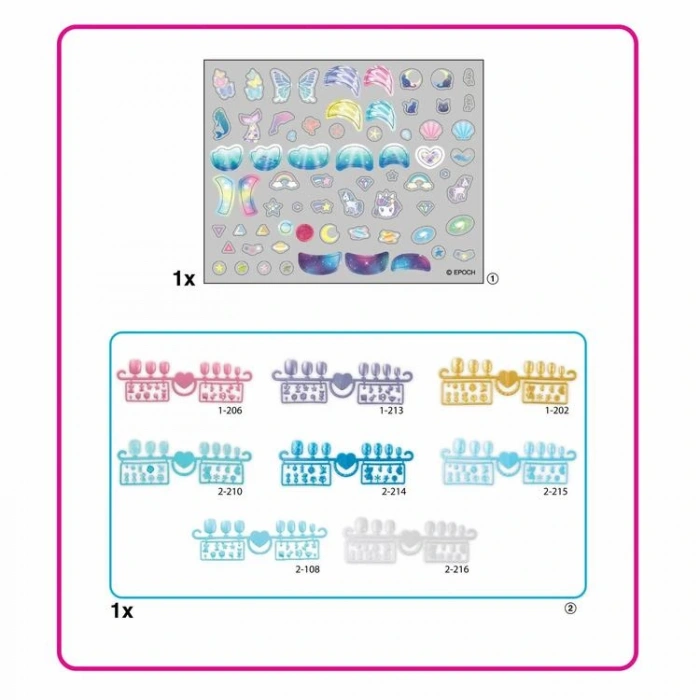 ADORE EAB35060 AQUA BEADS SİHİRLİ ATLAR VE YILDIZLAR YEDEK TIRNAK SETİ 4+