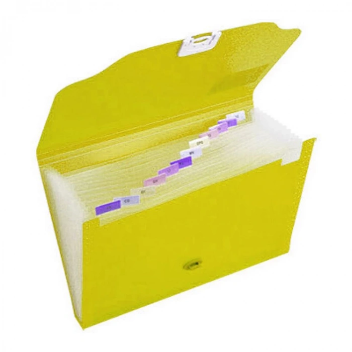 FABER CASTELL KÖRÜKLÜ DOSYA NEON SARI