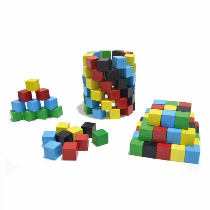 REDKA RD5459 AHŞAP BİRİM KÜPLERİ ZEKA AKIL OYUNLARI