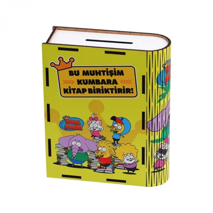 KRAL ŞAKİR KİLİTLİ KUMBARA SARI