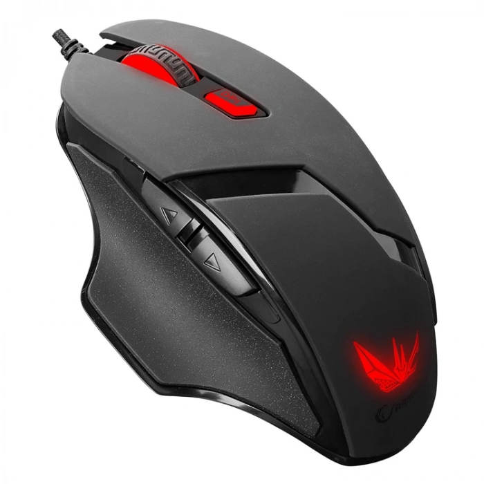 RAMPAGE SMX-R7 SİYAH MAKRO DESTEKLİ AVAGO ÇİPSETLİ PROFESYONEL GAMİNG OYUNCU MOUSE