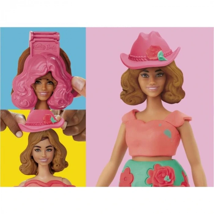 HASBRO PLAYDOH G1360/G1354A BARBIE FLORALS AND FRINGE OYUN SETİ 5+