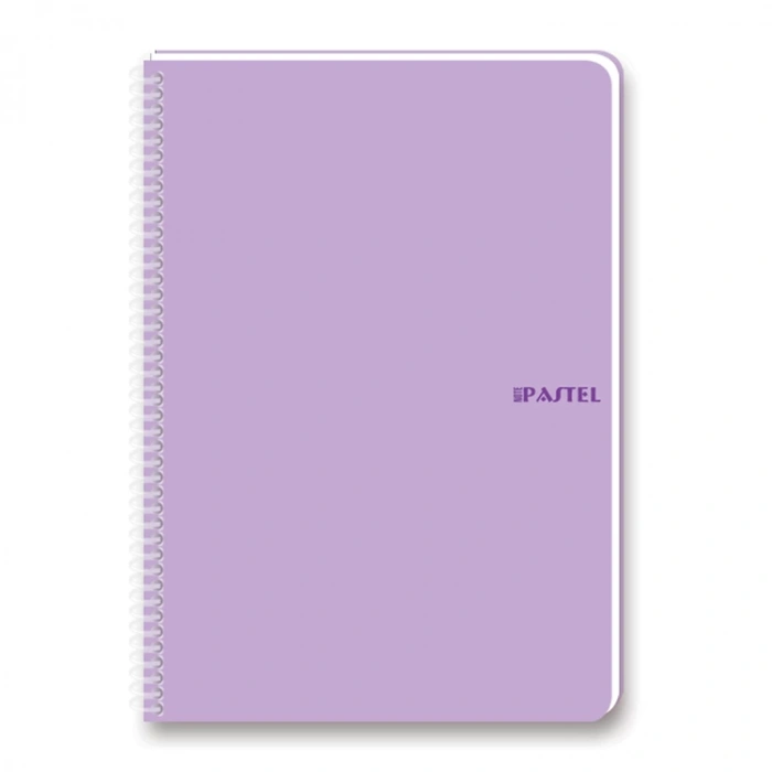 KESKİN PASTEL NOTE SPİRALLİ PP KAPAK DEFTER A4 80 YP. ÇİZGİLİ