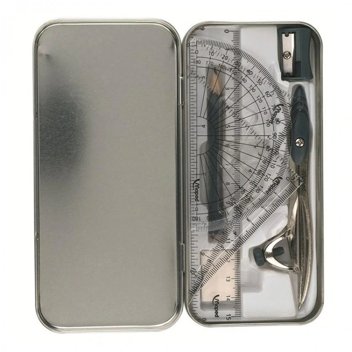 MAPED 119418 STUDY NİKEL PERGEL SETİ 8Lİ - KARTON KILIFLI