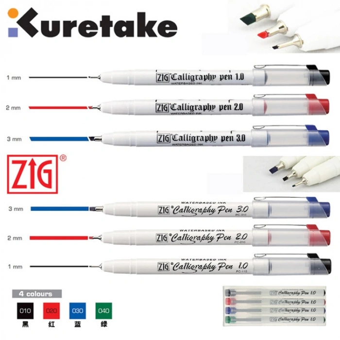 ZIG KALİGRAFİ KALEMİ ARABİK PC-100 MAVİ