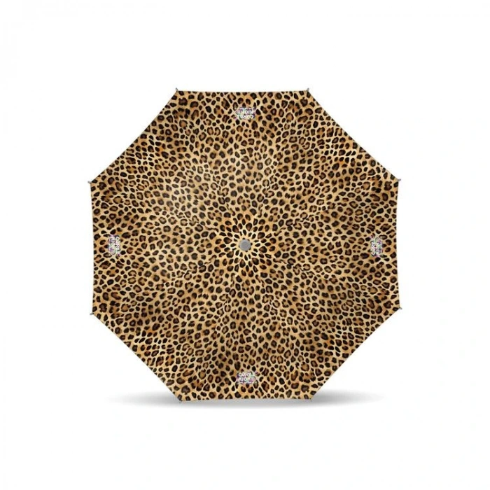 CORAL HIGH 12670 KIDS KAHVERENGİ LEOPAR DESENLİ ÇOCUK ŞEMSİYESİ