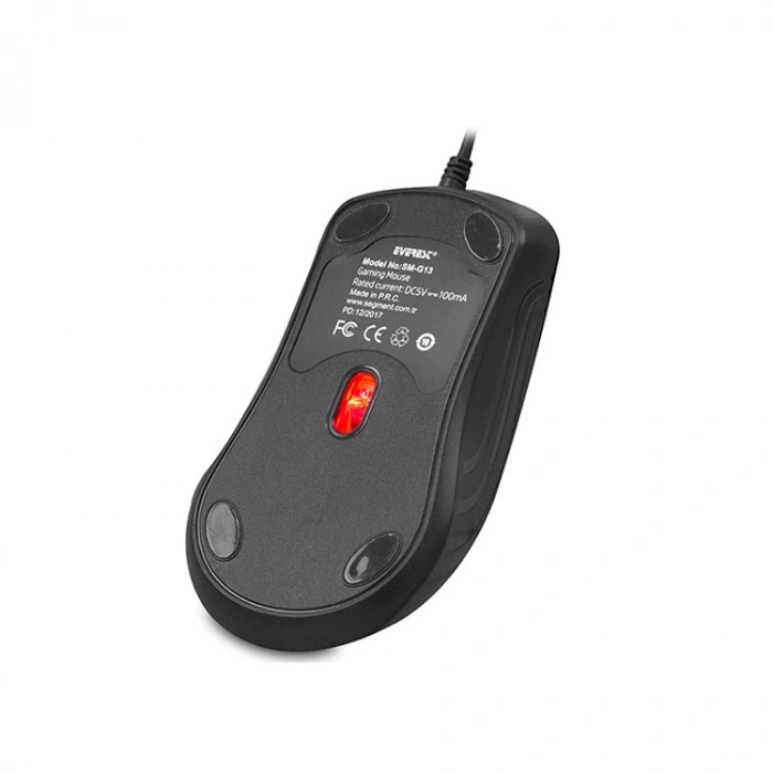 EVEREST SM-G13 1.600 DPI USB İNTERNET CAFE VE OFİS MOUSE SİYAH