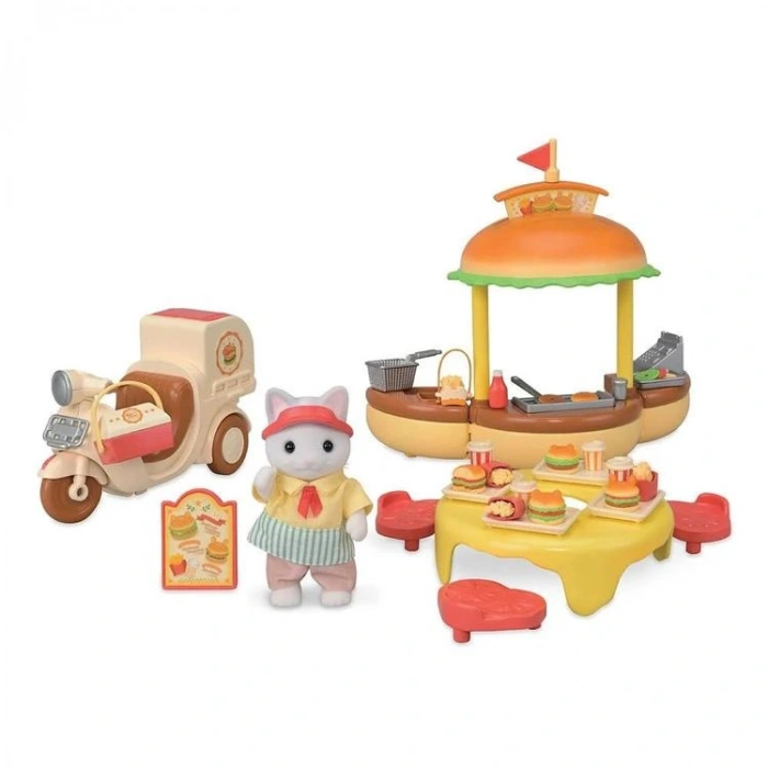 ADORE ESF5757 SYLVANIAN FAMILIES HAMBURGER STANDI 3+