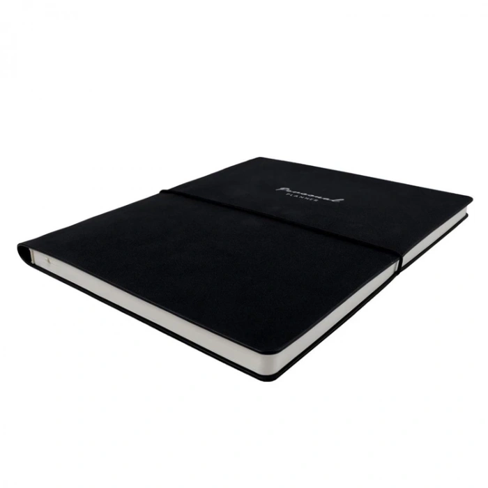 VICTORIAS JOURNALS 1093 KUKA SOFT KAPAK NOTEBOOK 19x25cm 80gr.96YP. ÇİZGİLİ DEFTER SİYAH