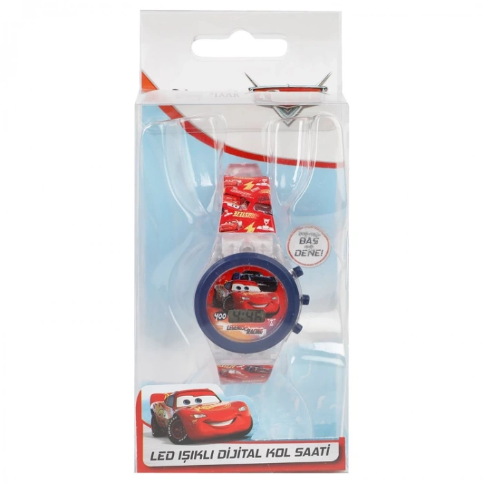 OTTO 42135H LİSANSLI LED IŞIKLI ÇOCUK KOL SAATİ CARS