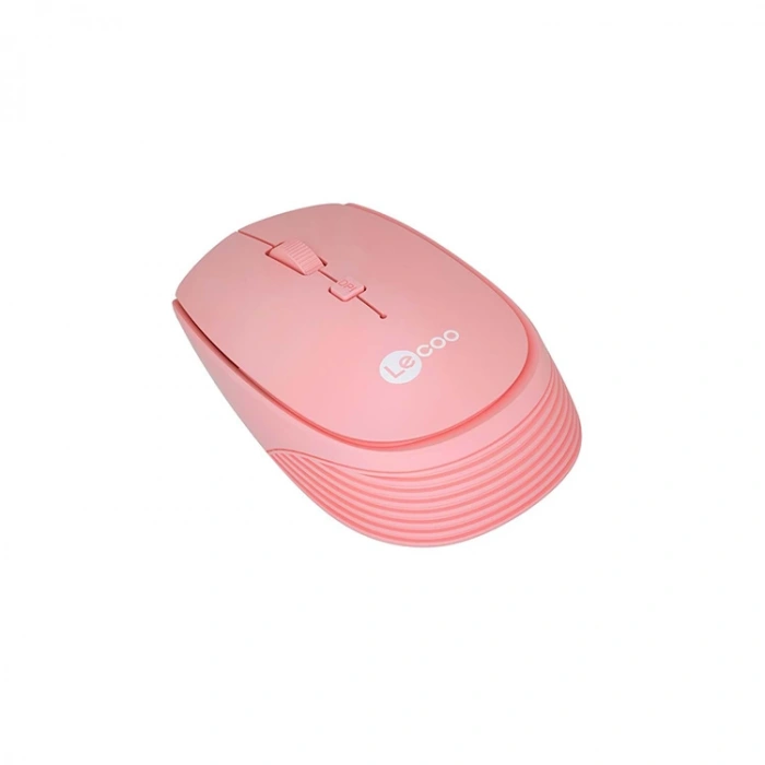 LENOVO LECOO WS202 1200 DPI 4 TUŞLU KABLOSUZ MOUSE PEMBE