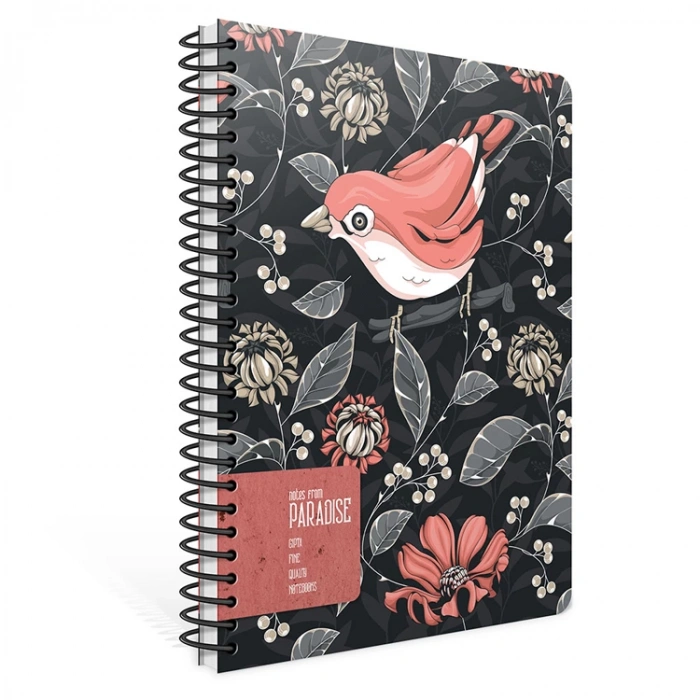 GIPTA PARADISE SPİRALLİ SERT KAPAK 17x24 120YP.ÇİZGİLİ DEFTER