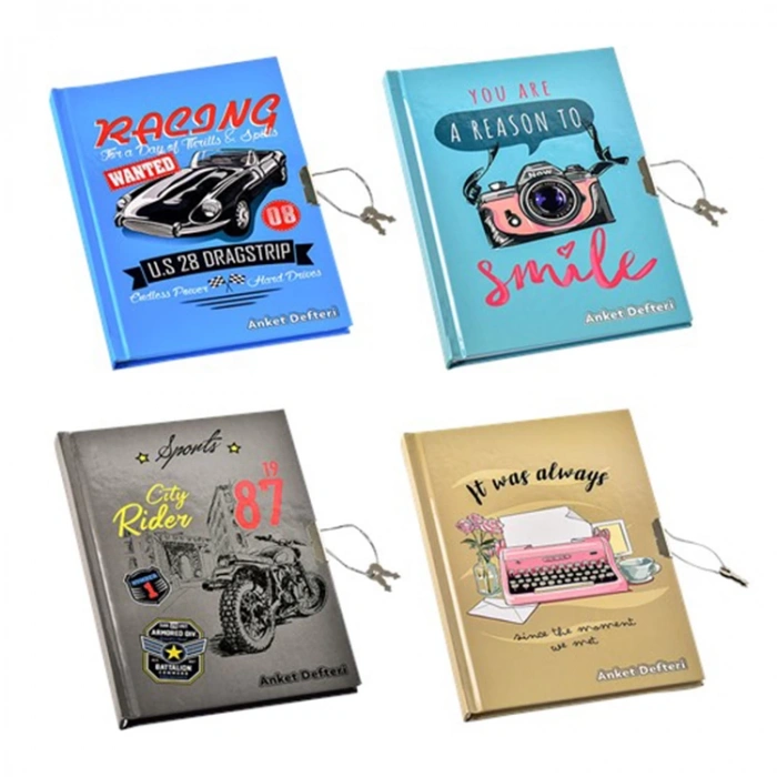 MİKRO ANK-6002  ANKET DEFTERİ KİLİTLİ