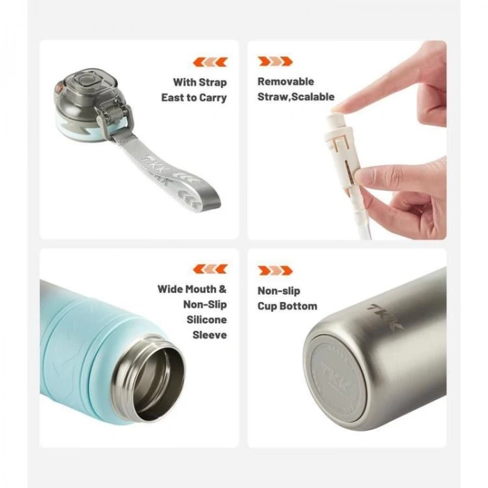 VAGONLİFE  T2022 TKK PASLANMAZ ÇELİK TERMOS 500 ML MAVİ