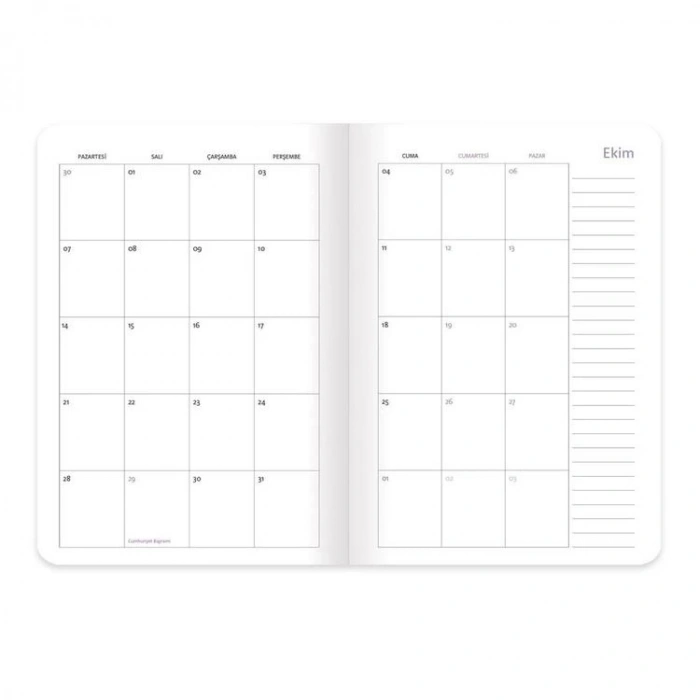 KESKİN 17X24 CİLTLİ SERT KAPAK AKADEMİK AJANDA - ÇİÇEKLİ DAMA  830224-99