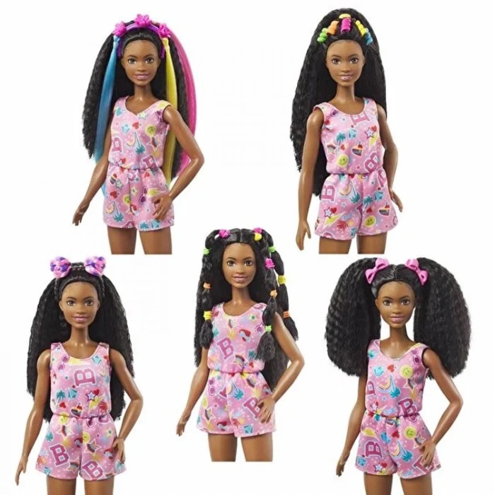 BARBIE HHM39 BROOKLYN EĞLENCELİ SAÇLAR OYUN SETİ