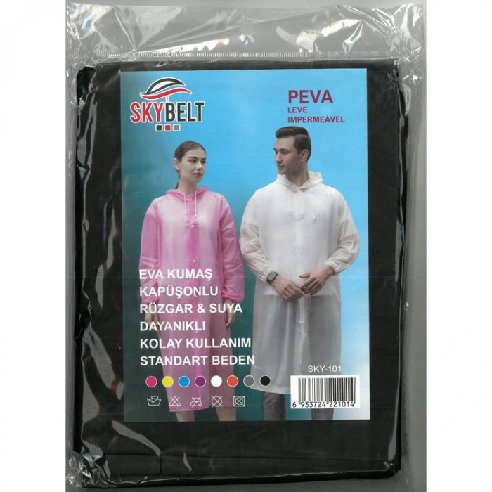 SKYBELT SKY-101 KAPÜŞONLU YAĞMURLUK STANDART BEDEN - TEKLİ