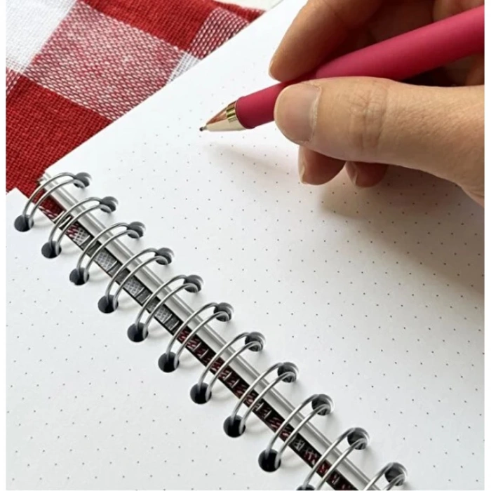 VICTORIAS JOURNALS 0058 NOTES 17x24cm SPİRALLİ SERT KAPAK 90gr. 96YP. NOKTALI DEFTER