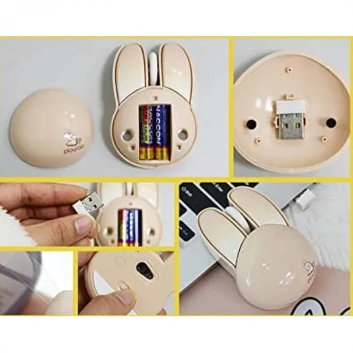 FANIX MOU-6003-Y PLAYROB M6 PİLLİ KABLOSUZ MOUSE YEŞİL TAVŞAN