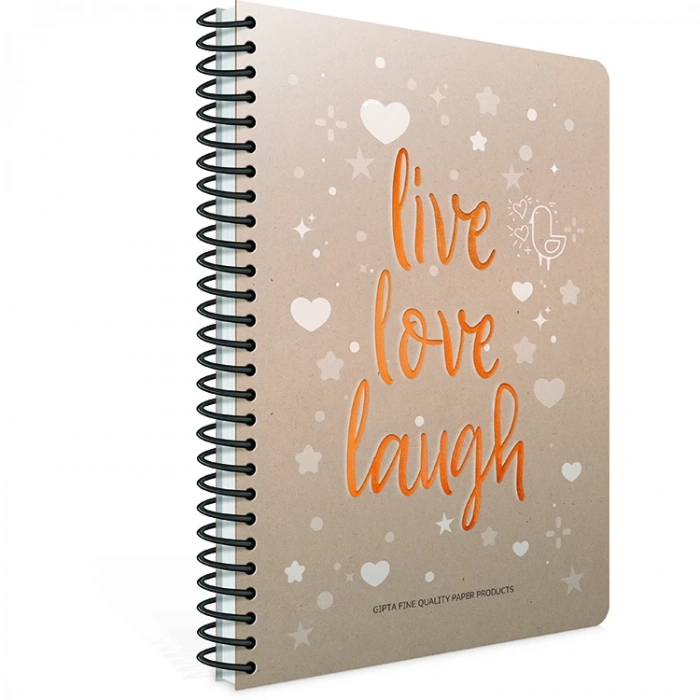 GIPTA LOVE BOOK SPİRALLİ KARTON KAPAK 17X24 80 YP KARELİ DEFTER