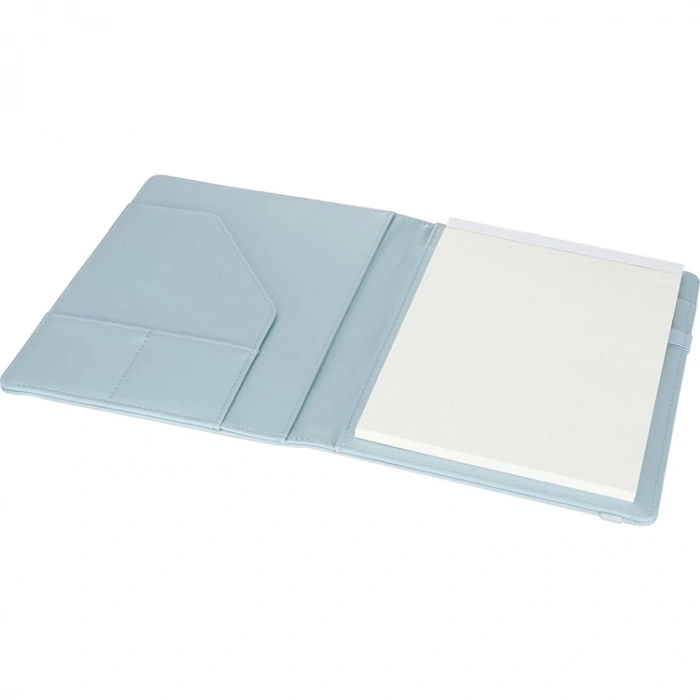 VICTORIAS JOURNALS 5528 NOTEPAD FOLIO VEGAN DERİ 14.8x21cm 100gr. 100 SYF NOKTALI NOTEBOOK DEFTER MAVİ