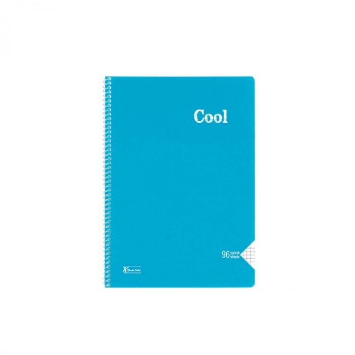 KESKİN COOL A5 PP KAPAK SPİRALLİ 96 YP. KARELİ