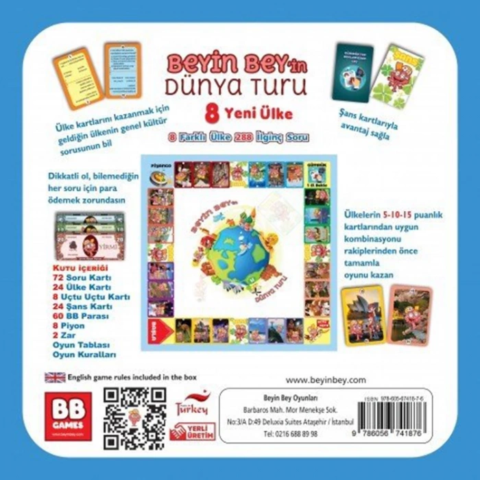 BB GAMES 74187 BEYİN BEYİN DÜNYA TURU 8 YENİ ÜLKE
