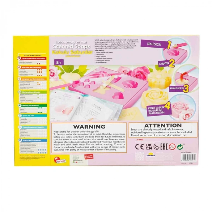 LISCIANI SUN-S01009574  BİLİM SETİ :SABUN LABORATUVARI  (TK66896)
