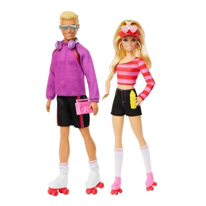 MATTEL HXK90 BARBIE & KEN 65.YIL 2Lİ PARTİ BEBEKLERİ KUTULU 3+