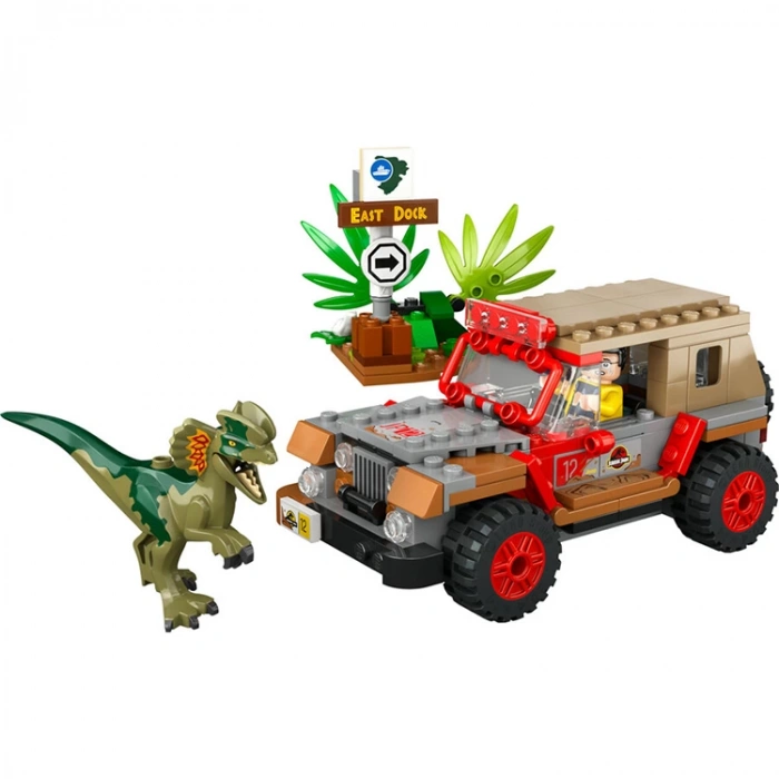 LEGO 76958 JURASSIC WORLD DİLOPHOSAURUS PUSUSU