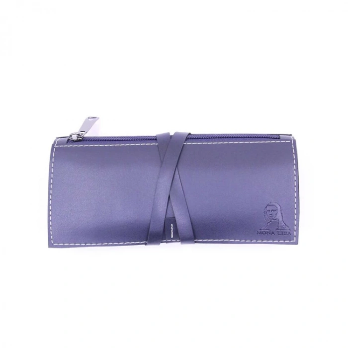 SÜDOR KN09 MONALİSA FERMUARLI DERİ RULO KALEMLİK EKO